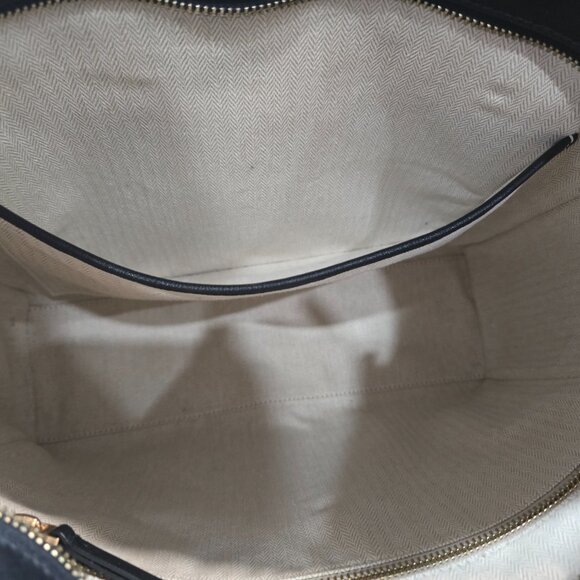 Tory Burch Large Black Leather Emerson Tote w/Gold Tone Hardware & Logo - EUC - Picture 6 of 11